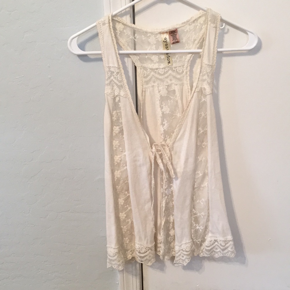 Lacy Tank Cardigan